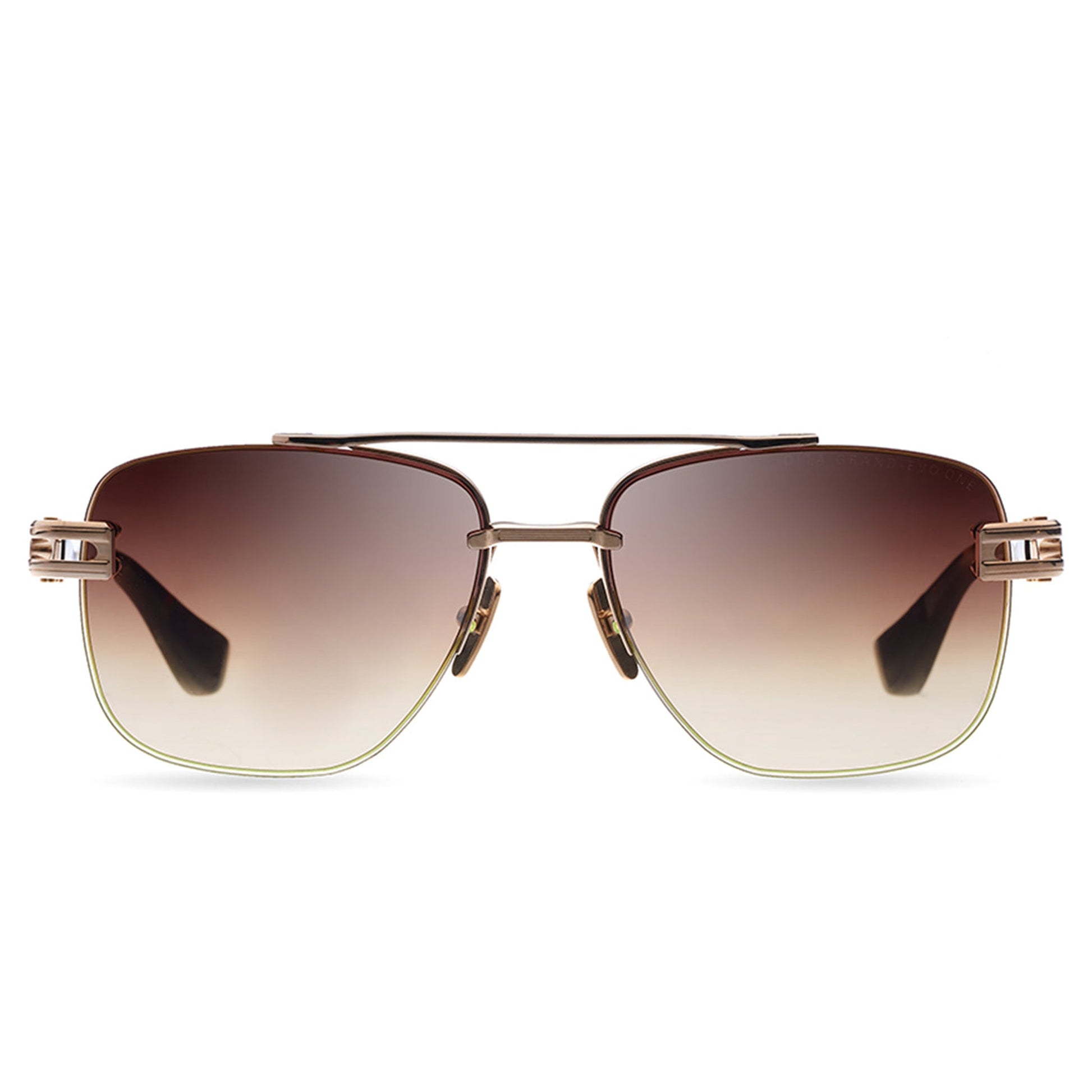 Dita Grand-Evo One DTS138-A-02 White Gold Brown Sunglasses