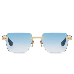 Dita Meta-EVO DTS147-A-03 Blue Gold Rimless Sunglasses