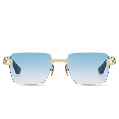 Dita Meta-EVO DTS147-A-03 Blue Gold Rimless Sunglasses