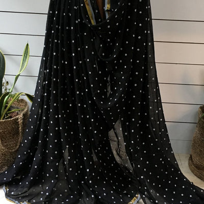 Dots and gold streak