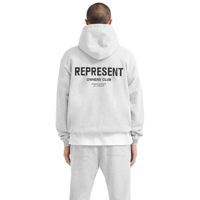 Represent Owners Club Ash Grey Hoodie