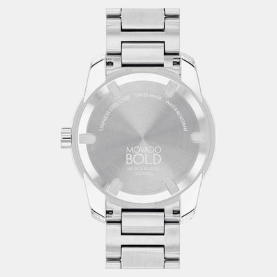 Bold Men Quartz Gold Dial Analog Stainless Steel Watch 3601203