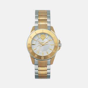 Glam Women Quartz Silver Dial Analog Stainless Steel Watch PSKBA0823