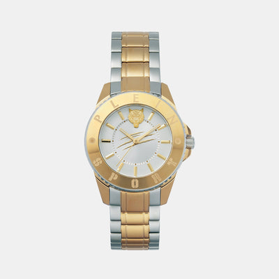 Glam Women Quartz Silver Dial Analog Stainless Steel Watch PSKBA0823