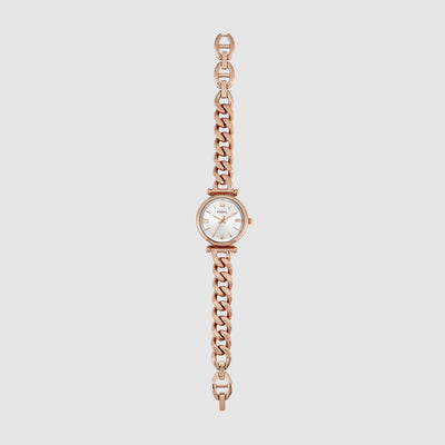 Carlie Women Quartz Silver Dial Analog Stainless Steel Watch ES5330