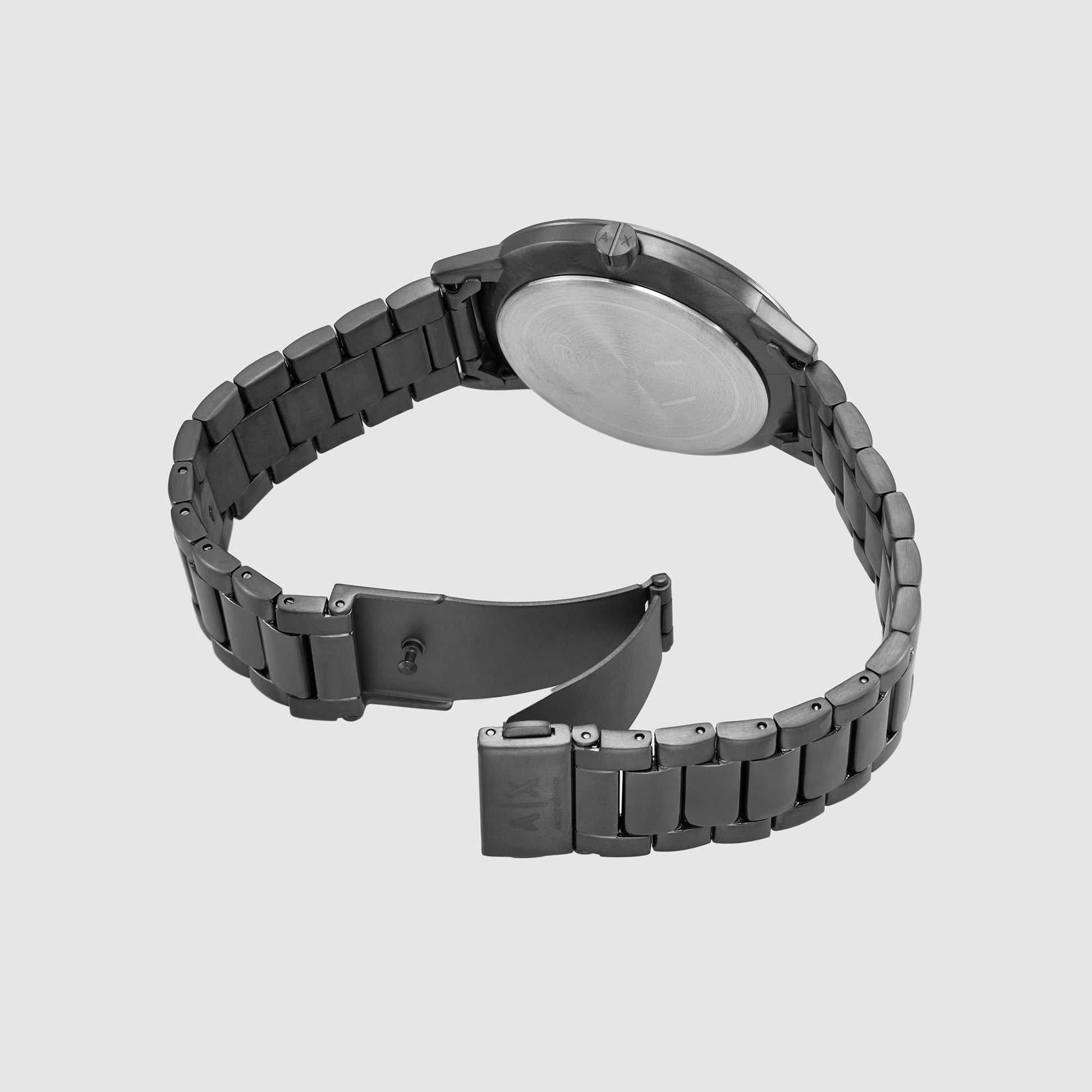 Cayde Men Quartz Black Dial Analog Stainless Steel Watch AX2761