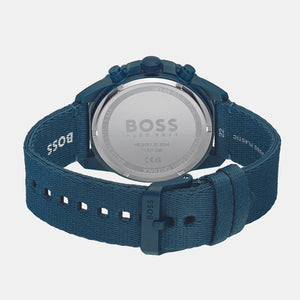 Admiral Men Solar Blue Dial Chronograph Nylon Watch 1513919