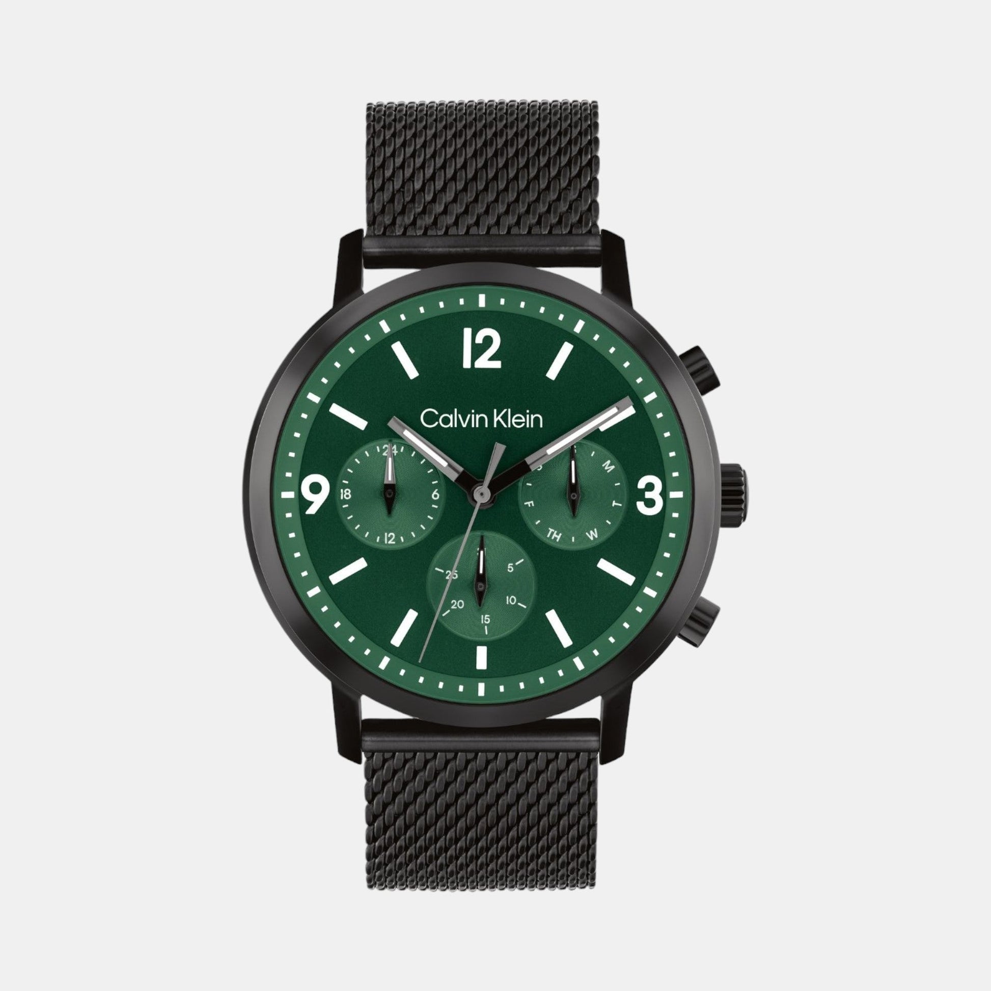 Gauge Men Quartz Green Dial Chronograph Stainless Steel Watch 25200440