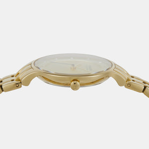 Anita Lille Women Quartz Gold Dial Analog Stainless Steel Watch SKW3127