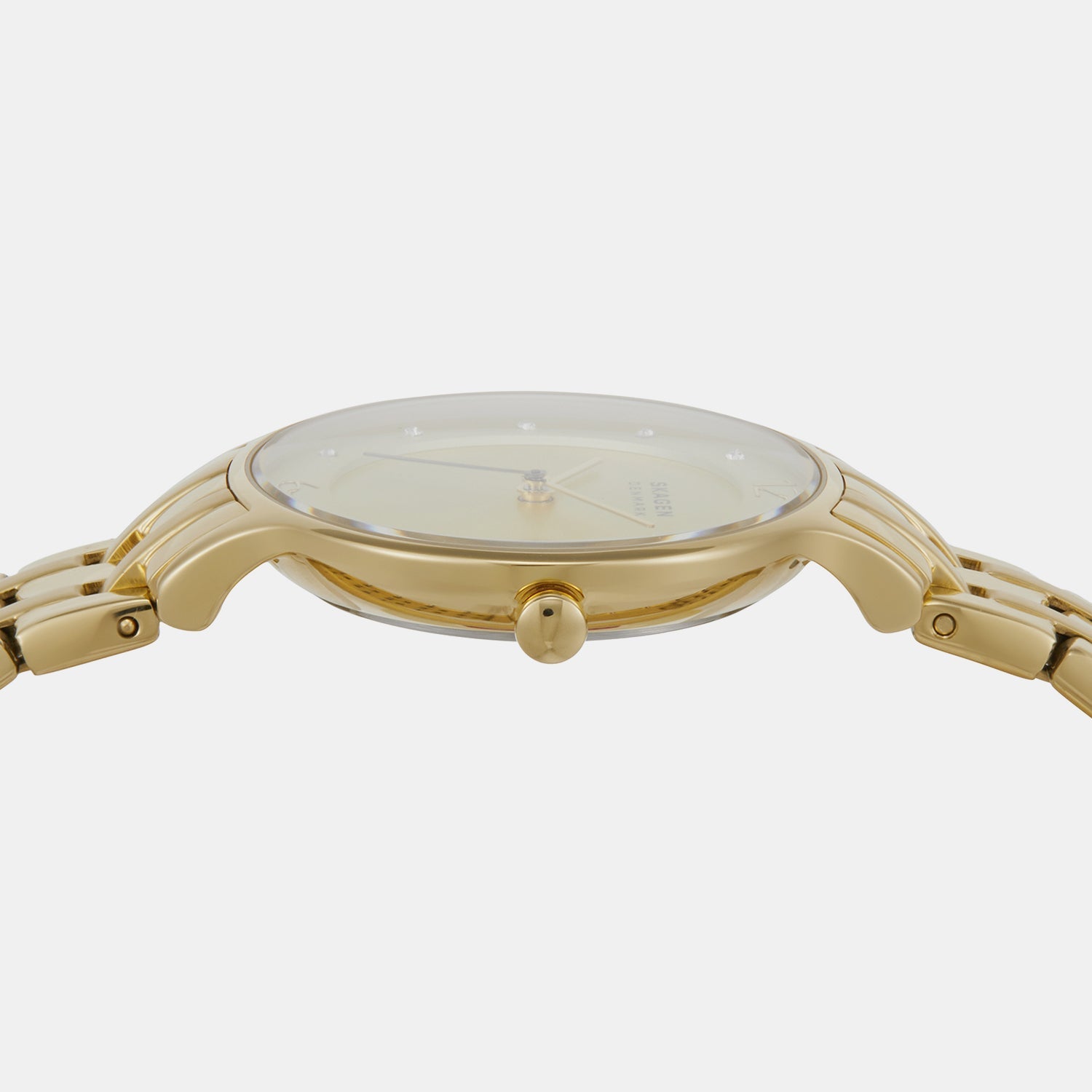 Anita Lille Women Quartz Gold Dial Analog Stainless Steel Watch SKW3127