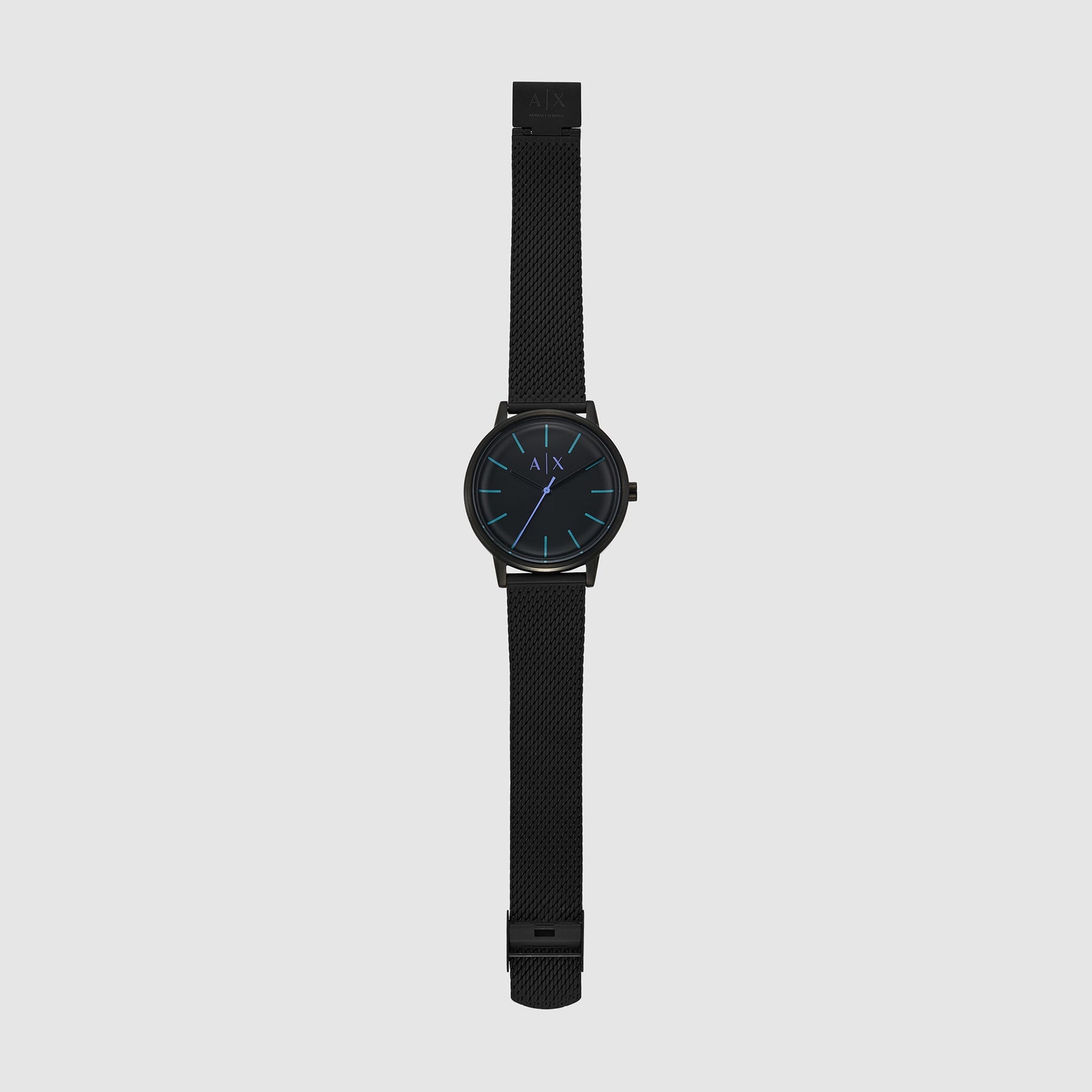 Cayde Men Quartz Black Dial Analog Stainless Steel Watch AX2760