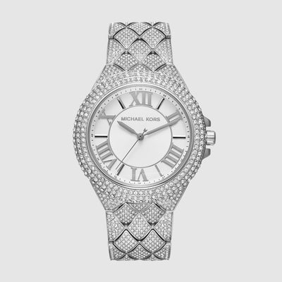 Camille Women Quartz White Dial Analog Stainless Steel Watch MK4803