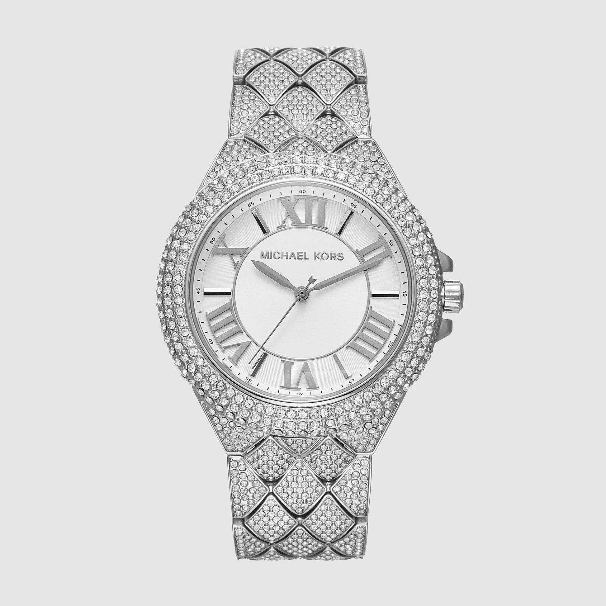Camille Women Quartz White Dial Analog Stainless Steel Watch MK4803