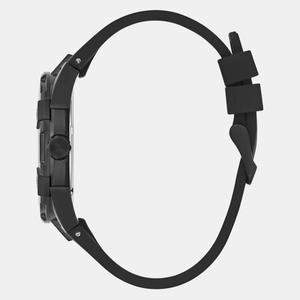 Guess Sport Men Quartz Black Dial Analog Silicone Watch GW0712G1