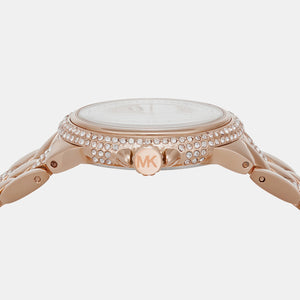Camille Women Quartz White Dial Analog Stainless Steel Watch MK4810