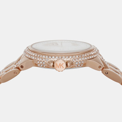 Camille Women Quartz White Dial Analog Stainless Steel Watch MK4810