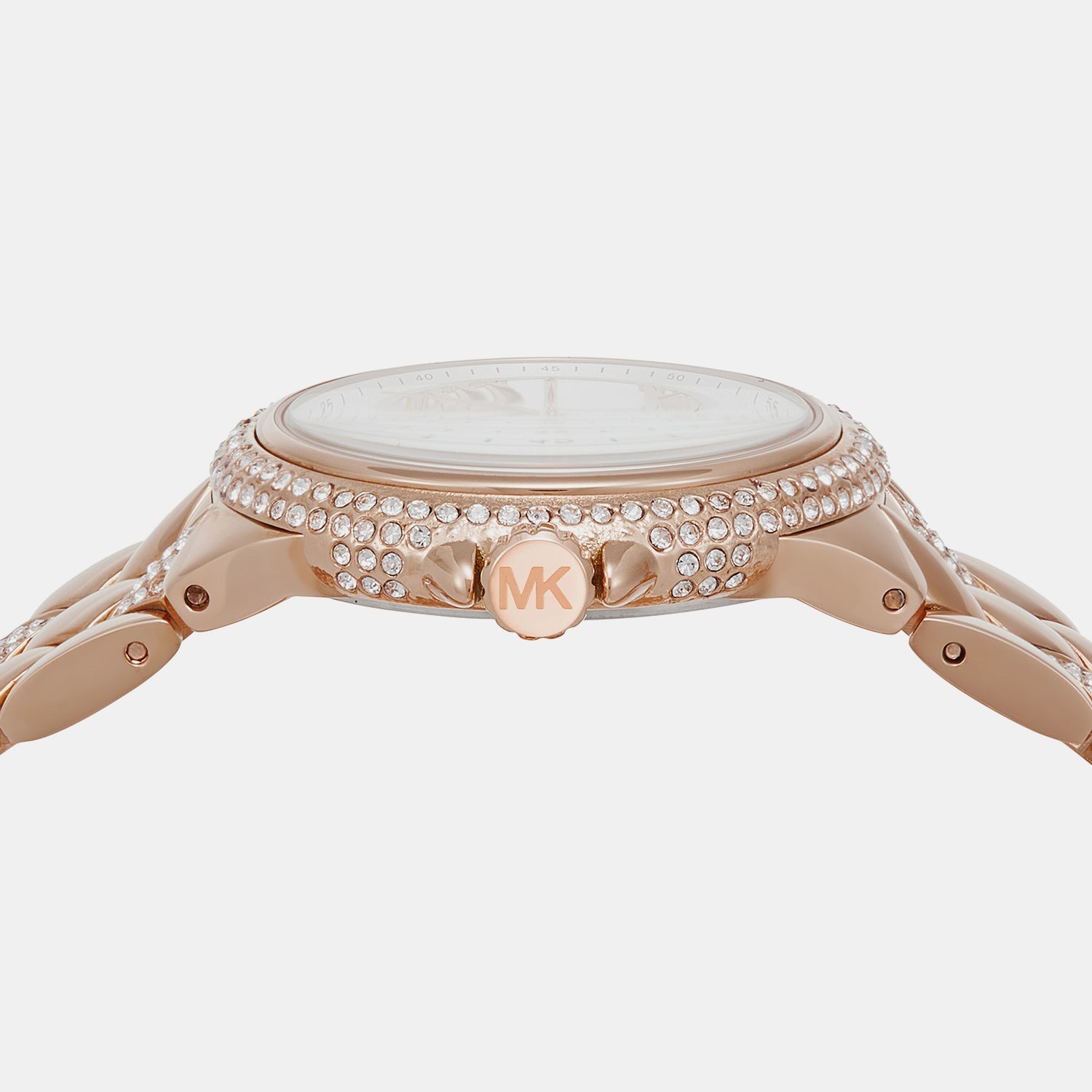 Camille Women Quartz White Dial Analog Stainless Steel Watch MK4810