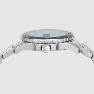 Fossil Blue Dive Men Quartz Blue Dial Analog Stainless Steel Watch FS6050