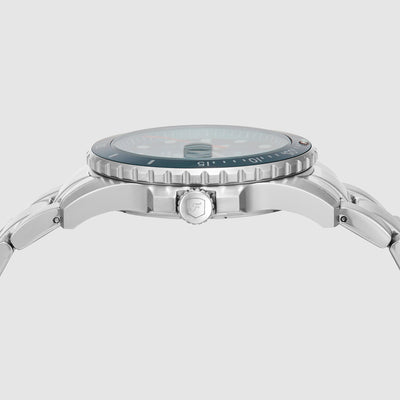 Fossil Blue Dive Men Quartz Blue Dial Analog Stainless Steel Watch FS6050