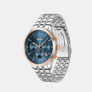 Avery Men Quartz Blue Dial Chronograph Stainless Steel Watch 1514158