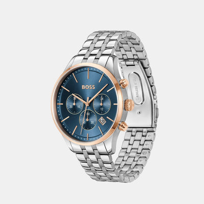 Avery Men Quartz Blue Dial Chronograph Stainless Steel Watch 1514158