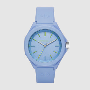 Andrea Women Quartz Blue Dial Analog Silicone Watch AX4611