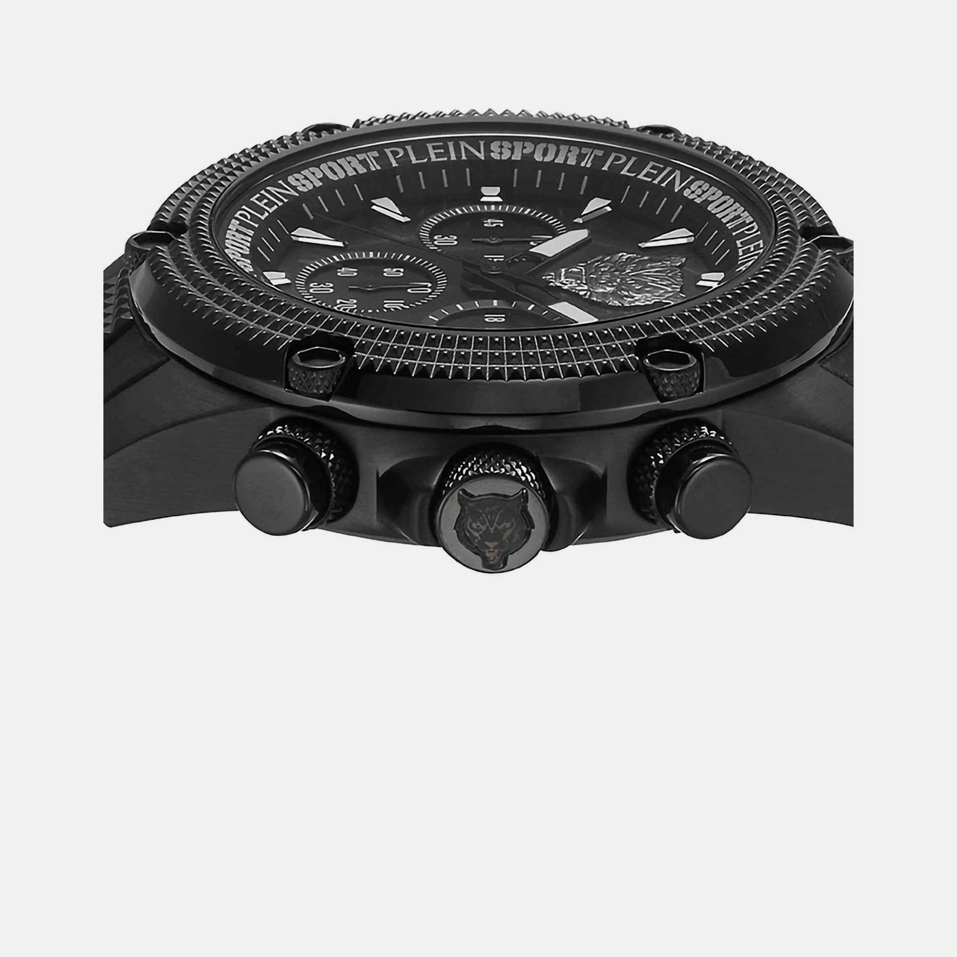 Hurricane Men Quartz Black Dial Chronograph Silicone Watch PSDBA1223