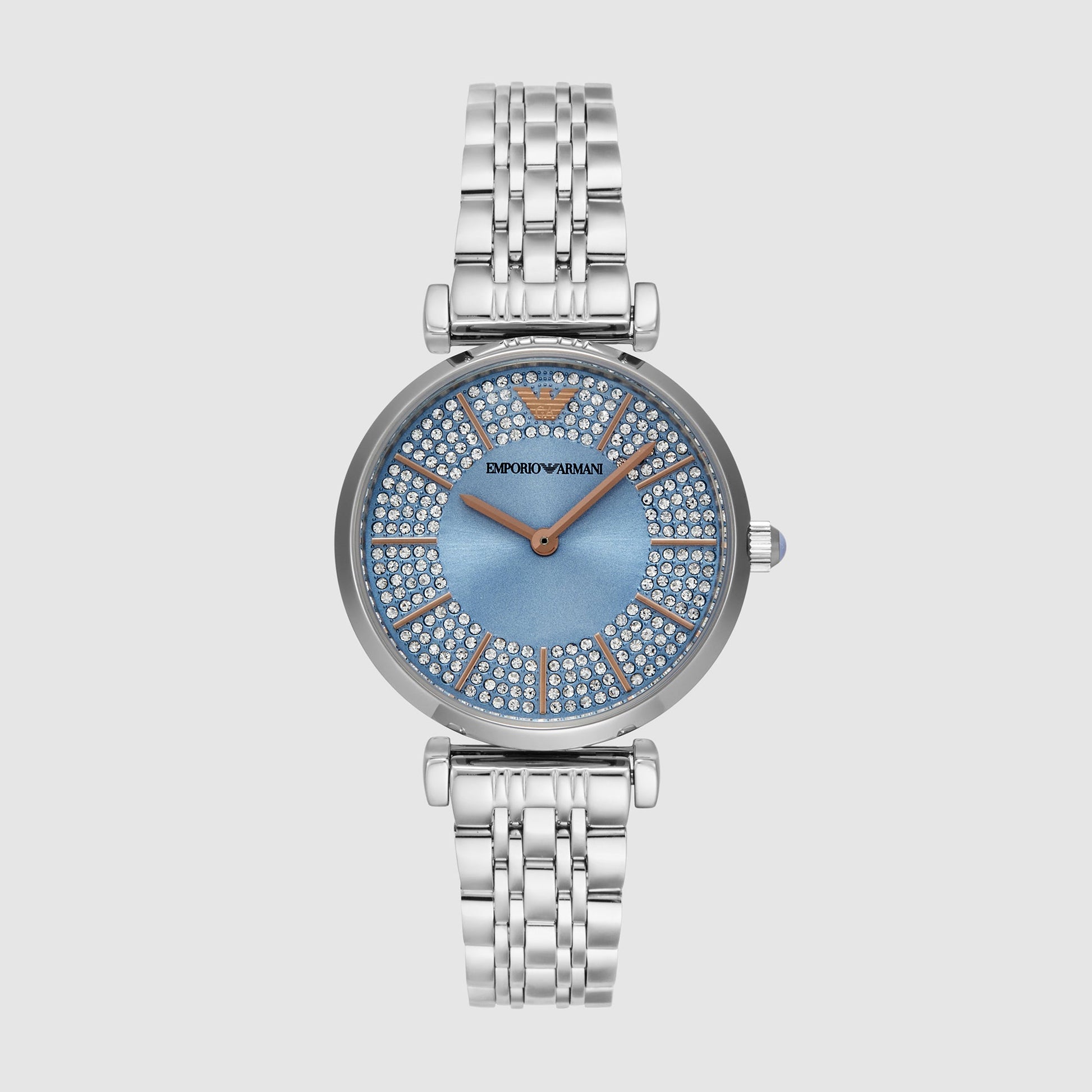 Gianni T-B Women Quartz Blue Dial Analog Stainless Steel Watch AR11594