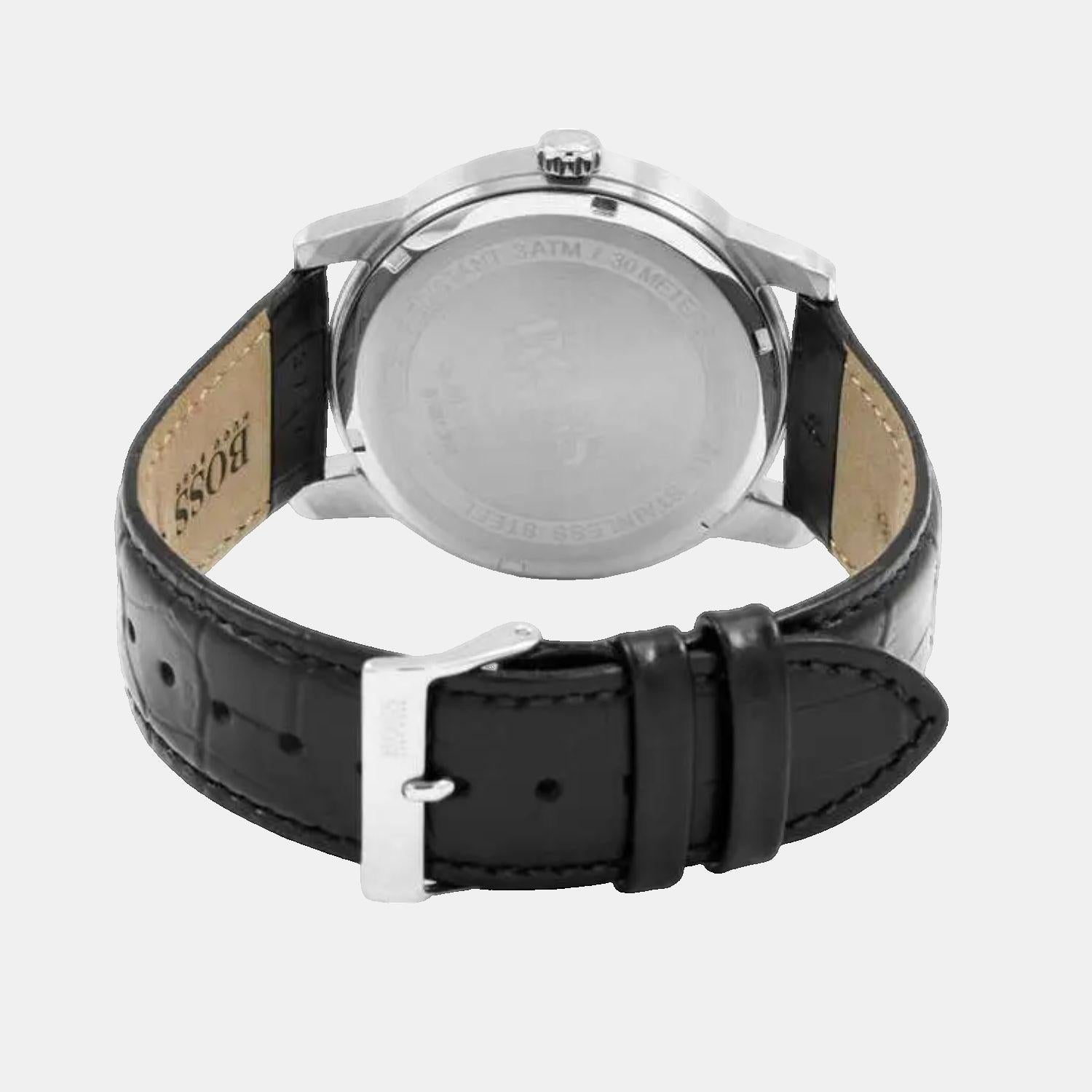 Classic 1 Men Quartz Blue Dial Analog Leather Watch 1513400