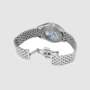 Antonio Men Automatic White Dial Analog Stainless Steel Watch AR60076