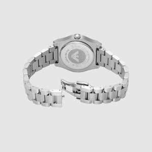 Federica Women Quartz Blue Dial Analog Stainless Steel Watch AR11593