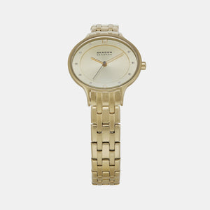 Anita Lille Women Quartz Gold Dial Analog Stainless Steel Watch SKW3127