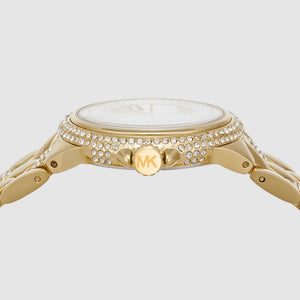 Camille Women Quartz White Dial Analog Stainless Steel Watch MK4801
