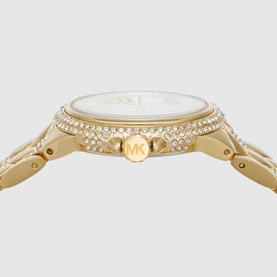 Camille Women Quartz White Dial Analog Stainless Steel Watch MK4801