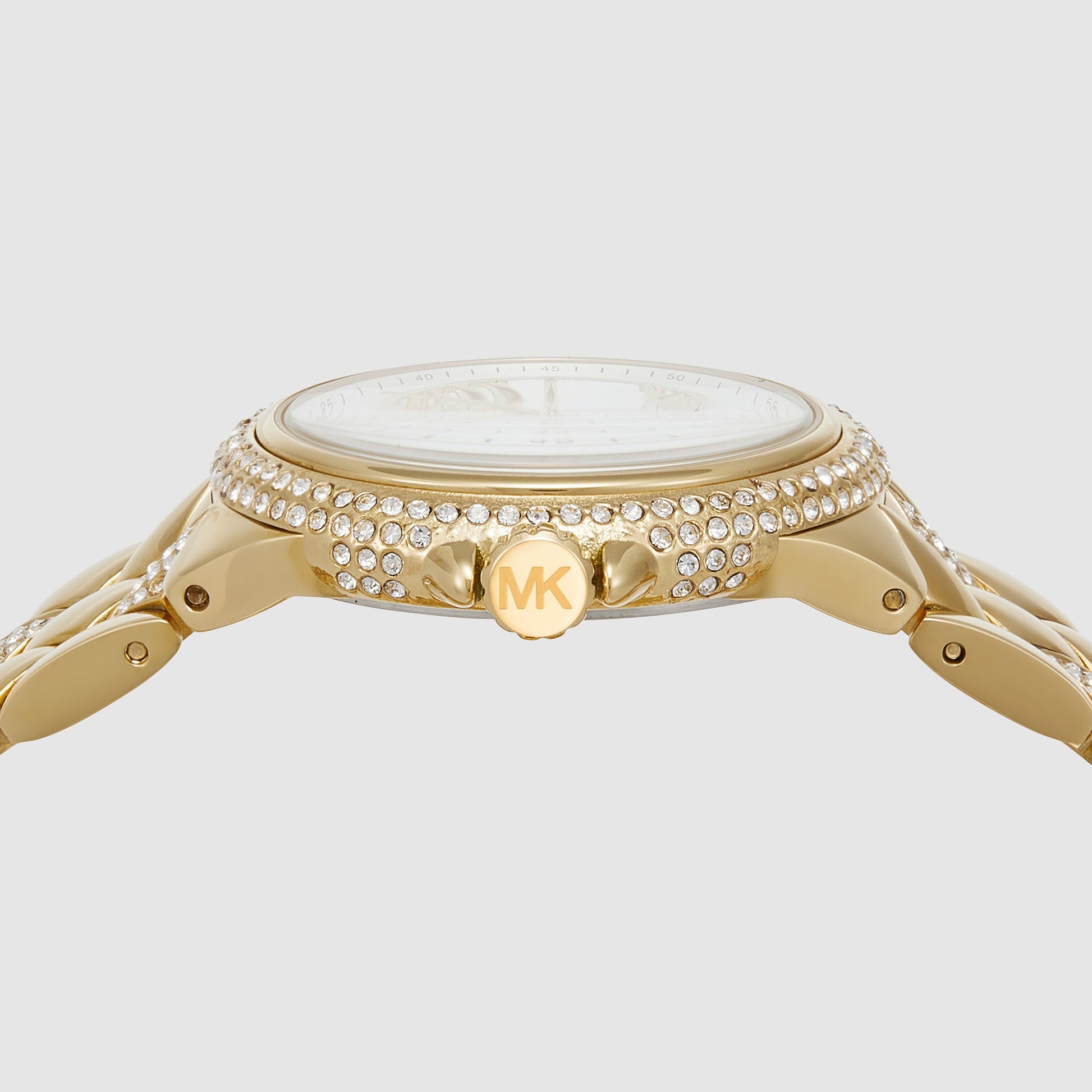Camille Women Quartz White Dial Analog Stainless Steel Watch MK4801