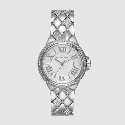 Camille Women Quartz White Dial Analog Stainless Steel Watch MK4804