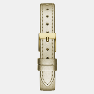 Array Women Quartz Champagne Dial Analog Leather Watch GW0614L2