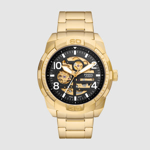 Bronson Men Automatic Black Dial Analog Stainless Steel Watch ME3257