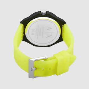 Andrea Women Quartz Black Dial Analog Silicone Watch AX7155SET
