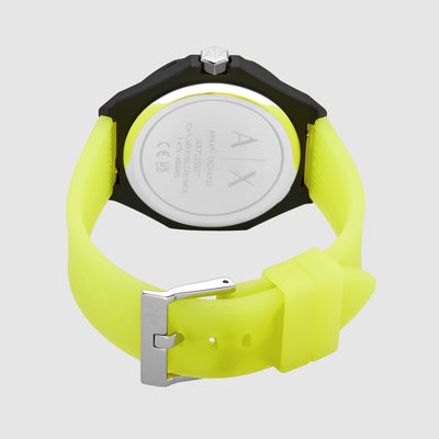 Andrea Women Quartz Black Dial Analog Silicone Watch AX7155SET