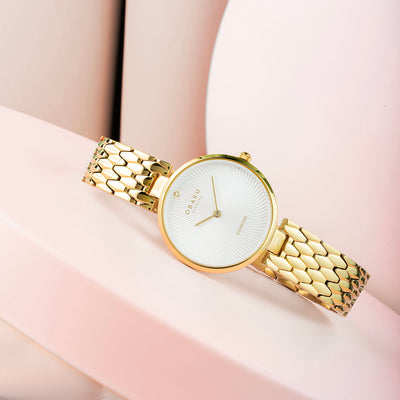 Diamant Women Quartz Silver Dial Analog Stainless Steel Watch V256LXGISG