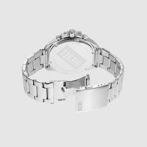 Baby Chief Men Quartz Silver Dial Chronograph Stainless Steel Watch DZ4652