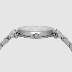 Gianni T-B Women Quartz Blue Dial Analog Stainless Steel Watch AR11594