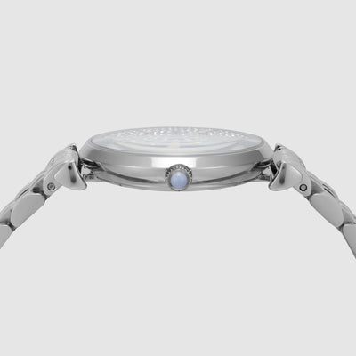 Gianni T-B Women Quartz Blue Dial Analog Stainless Steel Watch AR11594