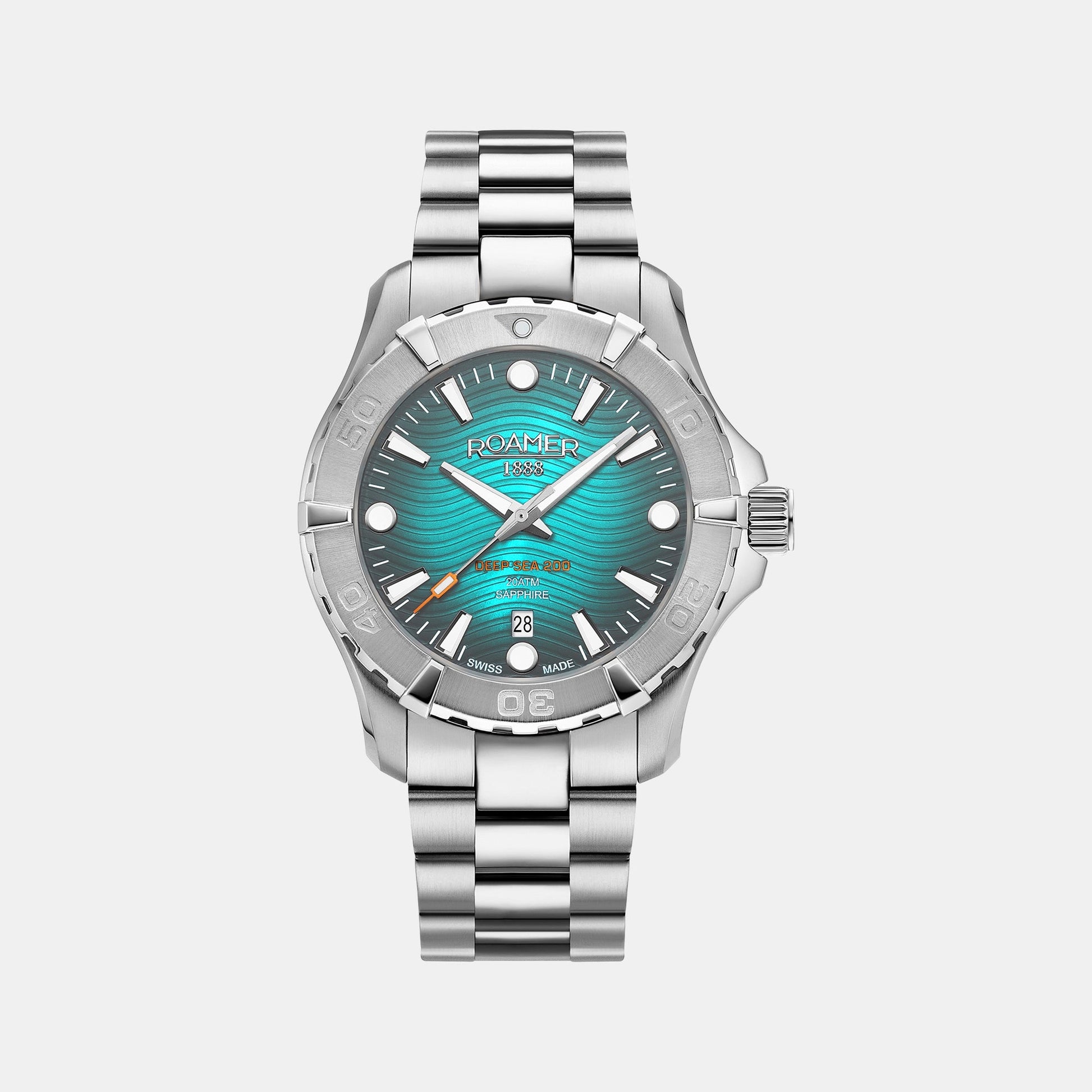 Deep Sea 200 Men Quartz Blue Dial Analog Stainless Steel Watch 860833 41 05 70
