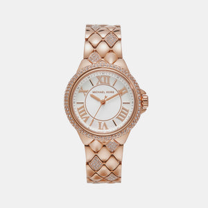 Camille Women Quartz White Dial Analog Stainless Steel Watch MK4810