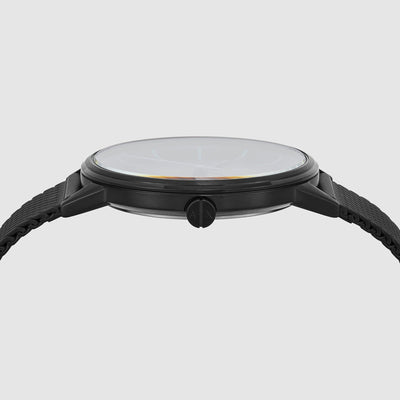 Cayde Men Quartz Black Dial Analog Stainless Steel Watch AX2760