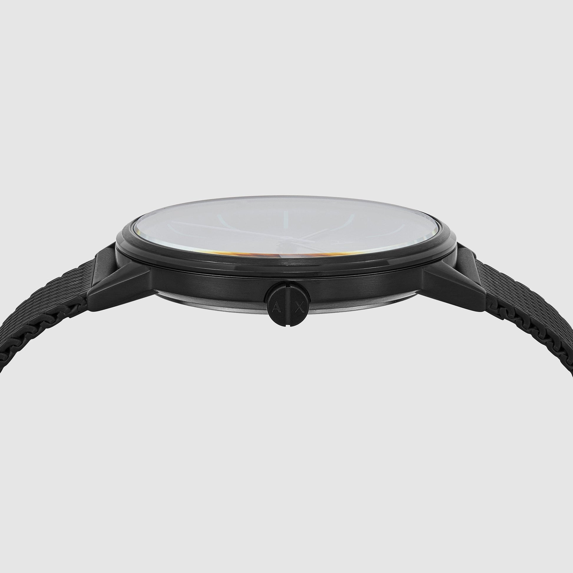 Cayde Men Quartz Black Dial Analog Stainless Steel Watch AX2760