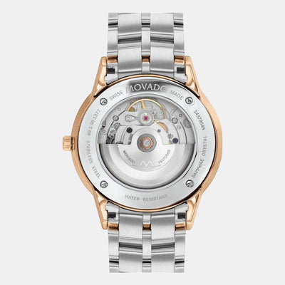1881 Automatic Men Automatic Black Dial Analog Stainless Steel Watch 607621