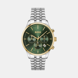 Avery Men Quartz Green Dial Chronograph Stainless Steel Watch 1514159